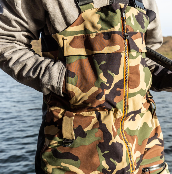 Simms CX Fishing Bibs Action 2 Simms CX Fishing Bibs Action 2